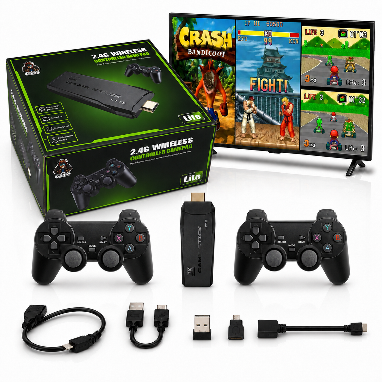 🔥 PROMO - Consola HDMI de Juegos Clasicos- Últimas Unidades Con 70% OFF Solo Hoy 🎁🎮