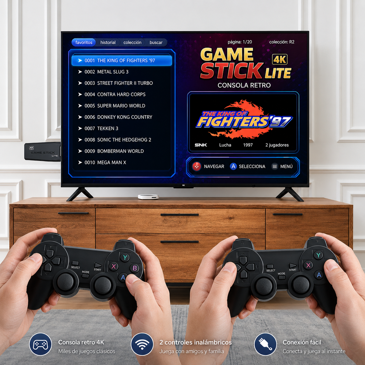 🔥 PROMO - Consola HDMI de Juegos Clasicos- Últimas Unidades Con 70% OFF Solo Hoy 🎁🎮
