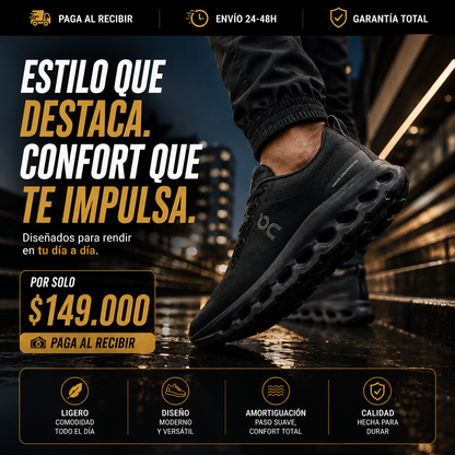 🔥 ON CLOUD TILT Premium | Máximo Confort • 70% OFF Solo Hoy 🎁