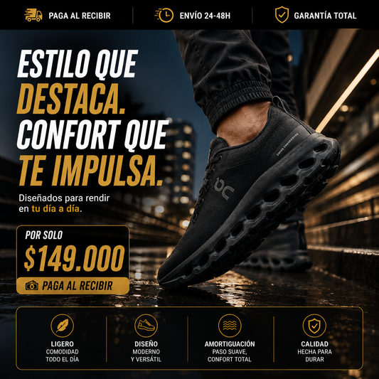 🔥 ON CLOUD TILT Premium | Máximo Confort • 70% OFF Solo Hoy 🎁
